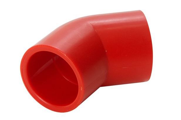 25mm ABS 45 Degree Elbow PK10 WHITE